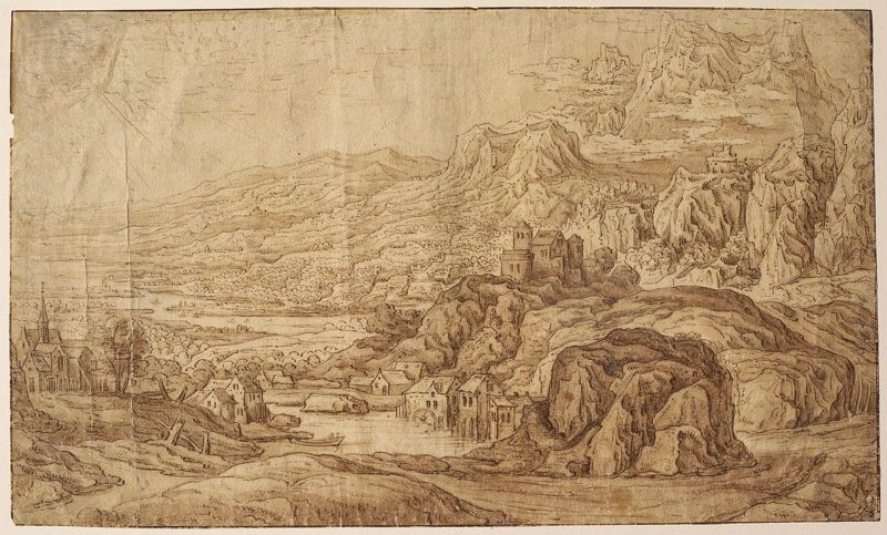 Rivier- en berglandschap