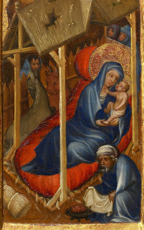 Torenretabel met scènes uit de kindsheid van Christus