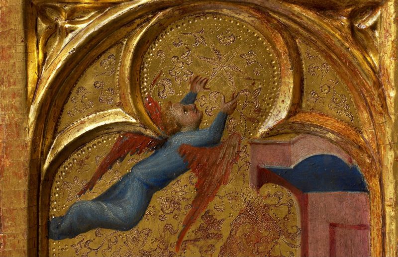Torenretabel met scènes uit de kindsheid van Christus