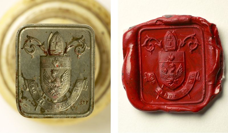 Zegel van abt Ludolphus van Beveren van Grimbergen