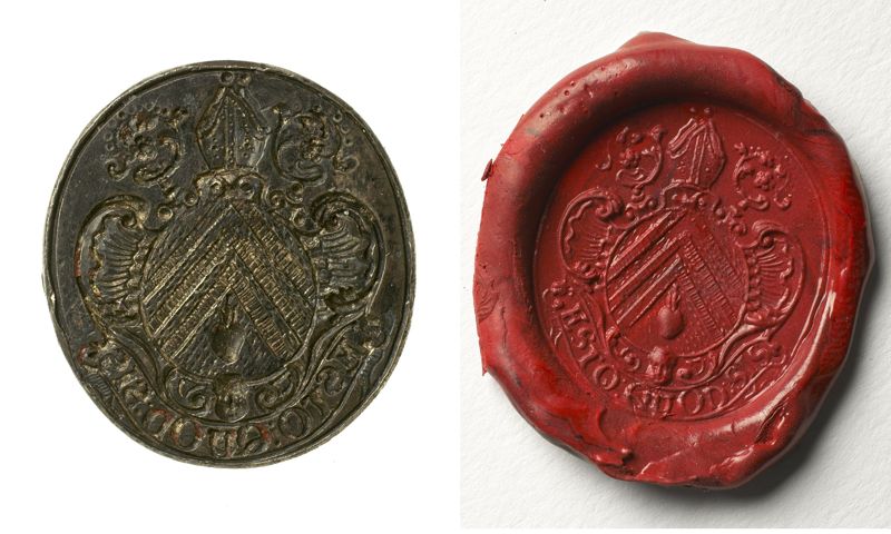 Zegel van abt Siardus van den Nieuwenenynde