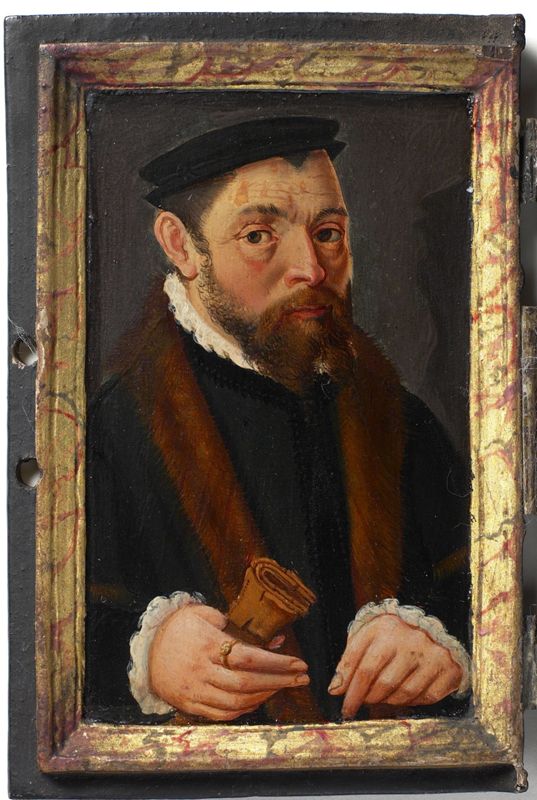 Portret van een man en Portret van de echtgenote