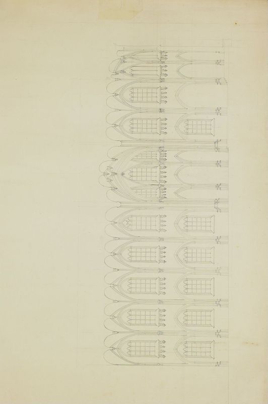 section architecturale[dessin] / Abdij Onze-Lieve-Vrouw[Tongerlo(Westerlo)]
