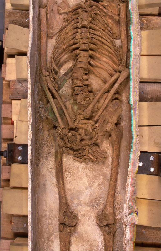 sarcophage de la nécropole romaine de la rue Perdue
