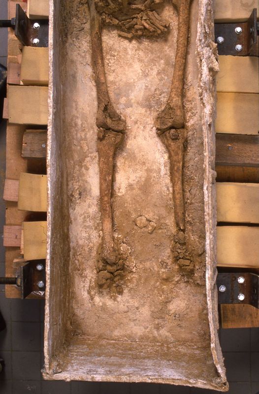 sarcophage de la nécropole romaine de la rue Perdue