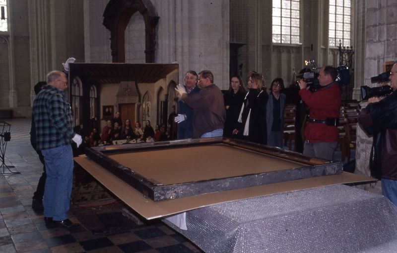 Laatste Avondmaal (paneel linksonder)