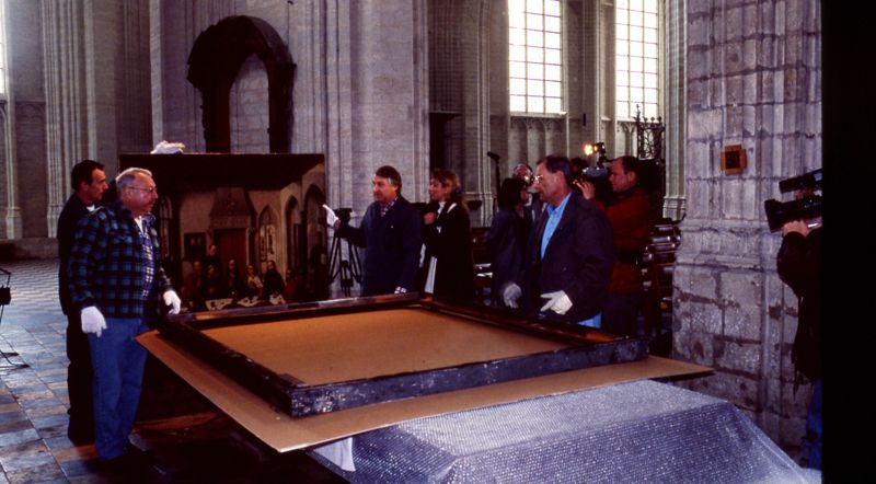 Laatste Avondmaal (paneel linksonder)
