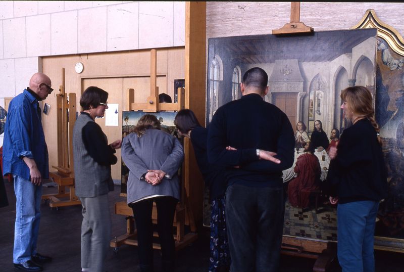 Laatste Avondmaal (paneel linksonder)