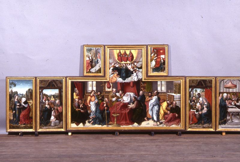 Polyptyque de la vie et de la mort de la Vierge