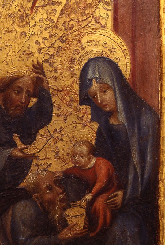 Torenretabel met scènes uit de kindsheid van Christus