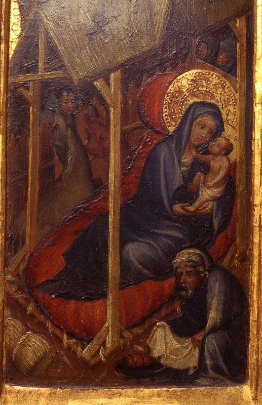 Torenretabel met scènes uit de kindsheid van Christus